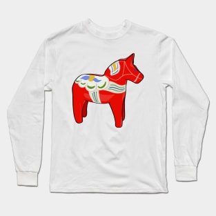 Dalecarlian horse Long Sleeve T-Shirt